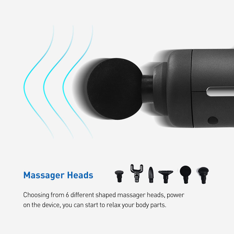 Brushless motor deep muscle massage gun with low noise