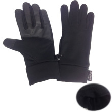 Damen Spandex Handschuhe schwarz