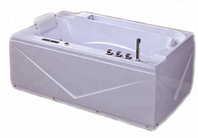 Stand Alone Bathtub Sizes Single Person Small Jetted Whirlpool Hydromassage Bathtub