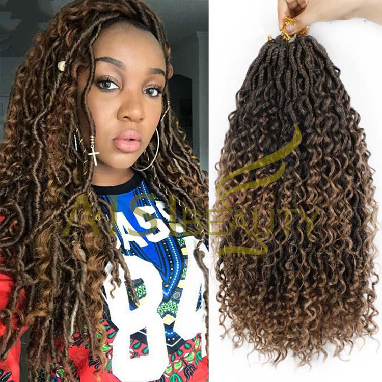 Aisi Beauty Wholesale Cheap Vendor Long Wavy River Faux Locs Passion Crochet Braids Hairpieces Extensions For Black Women