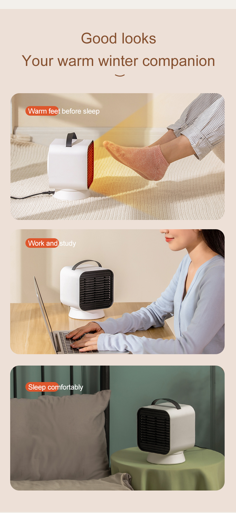 O Desk Heater