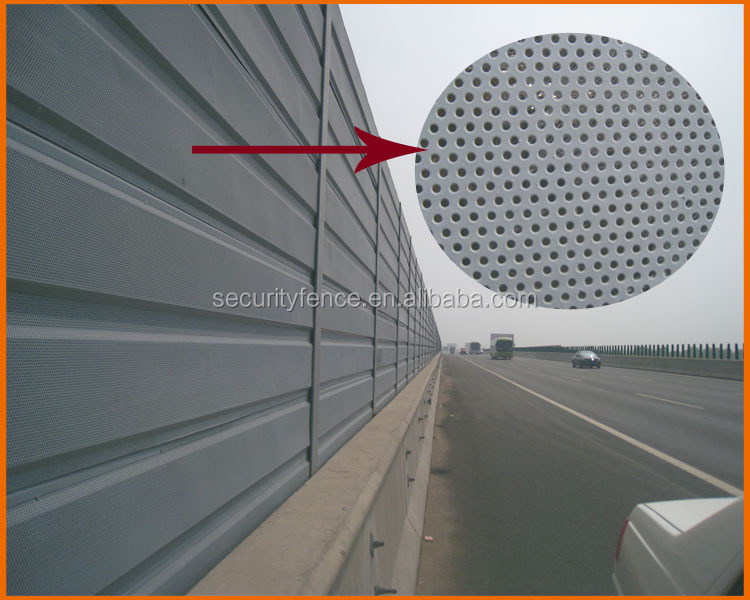 Anti noise wall panel noise absorbing fence for sale