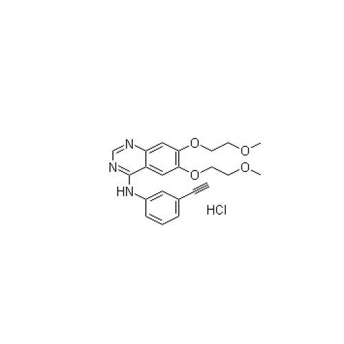 Tratamiento contra el cáncer de pulmón Erlotinib Hydrochloride CAS 183321-69-9