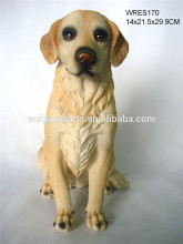 home decoration resin antique dog figurines