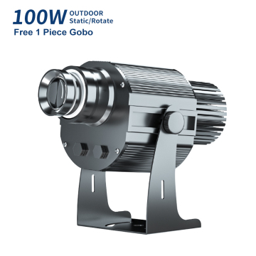 100W LED Industrial Floor Warning Gobo Projector - Virtual Logo Safety Sign