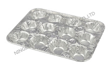 Aluminium foil container Muffins tray 12 cavities