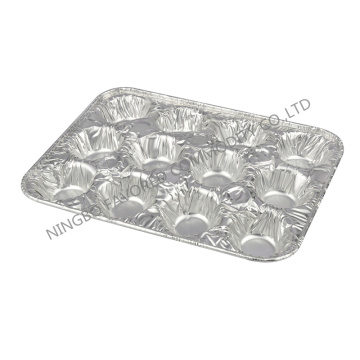 Contenitore in alluminio Vassoio per muffin 12 cavità
