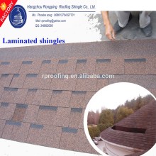 [Best quality supplied by factory] coffee brown laminated asphalt roof shingles