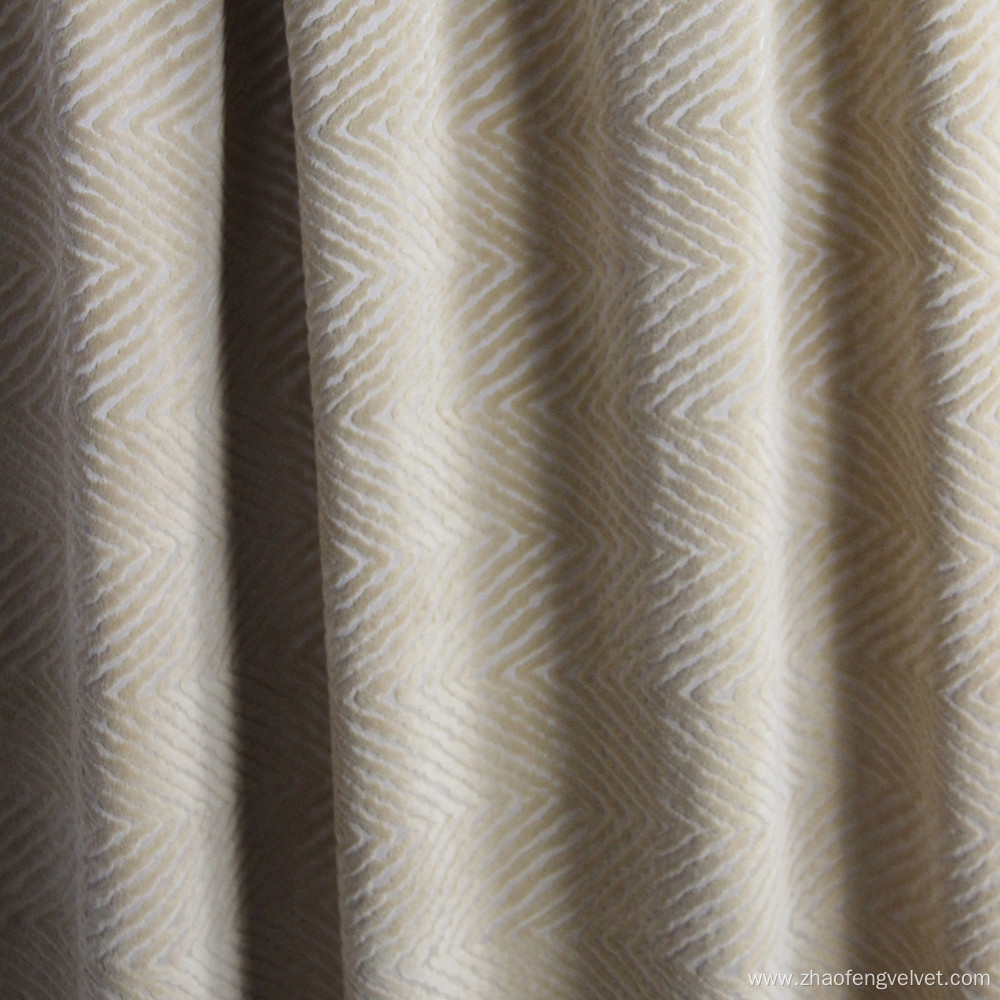 100% Polyester Material Jacquard Velvet Upholstery Fabric