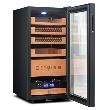 Electronic Cigar Cabinet: Constant Temperature Cigar Display Cabinet