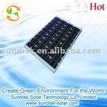 60W PV solar panel Monocrystalline Silicon