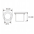 LEDER Watt Diskon Cemerlang 6W LED Inground Light