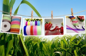 Woven Sparkle Organza Ribbon