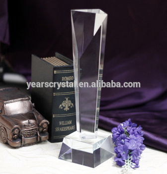 hot sale crystal trophy award, award trophy, crystal gifts