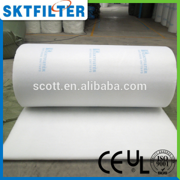 compressed spray paint booth filter for air intake