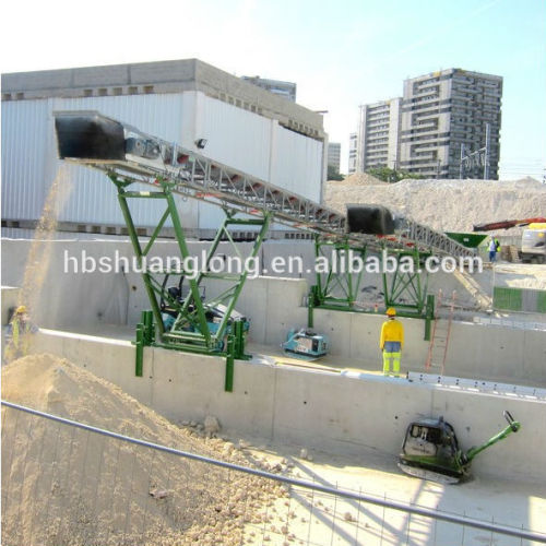 1200mm 2-6ply multi piles NN100 rubber conveyor belt used in construction site