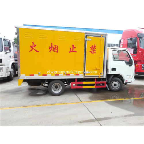 New YUEJIN 4x2 dangerous goods transport truck