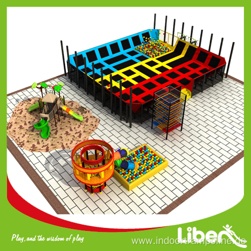 Free Design Project Indoor Trampoline Basketball Court for Children