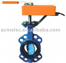 Motorised butterfly valve
