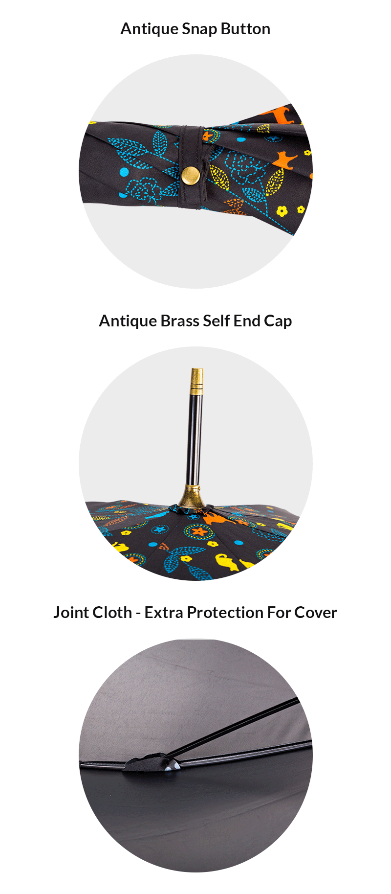 bâton parapluie figerglass stick umbrella figerglass