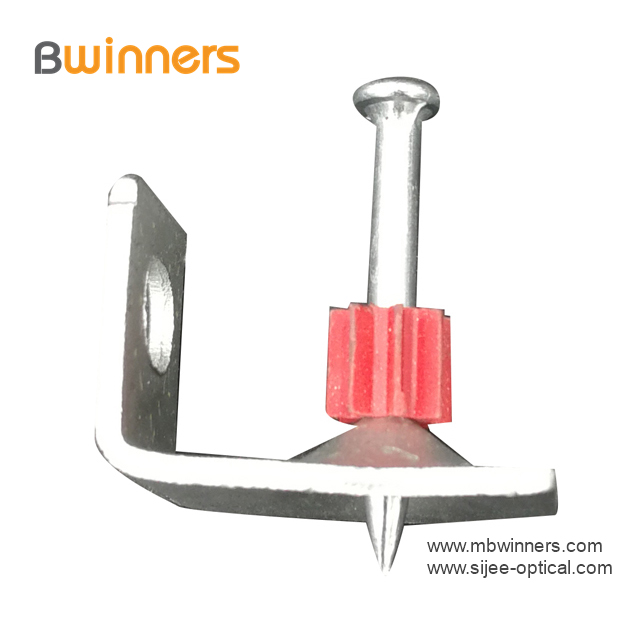 Ftth Optic Cable Clip With Nail