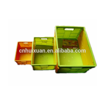 mid plastic folding storage container