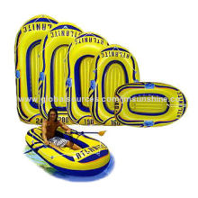 Heavy-duty Virgin PVC Inflatable Boats, Different Designs, Colors, Sizes and Printing Ways Available