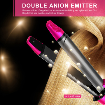 Mesin besi curl crimper untuk rambut