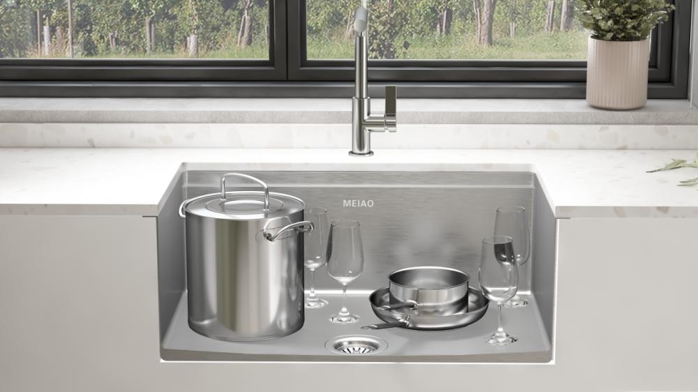 Spill Proof Stainless Steel Hand Sink