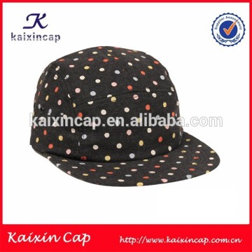 custom wholesale screen print 5 panel camp cap and hat