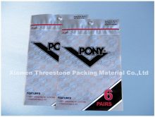 Garment packaging zipper poly bag