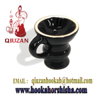 Exquisite Glazed Medium Hookah Ceramic Head With Handle