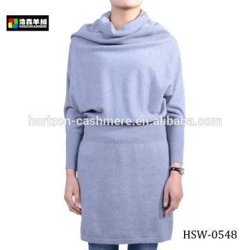 Woman Latest Fashion Cashmere Dress, Ladies Smart Casual Long Dress