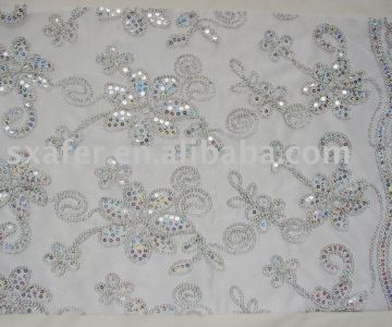 mesh spangle embroidery fabric