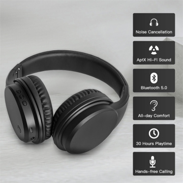 Auriculares Bluetooth auriculares de graves estéreo de alta fidelidad Auriculares ajustables