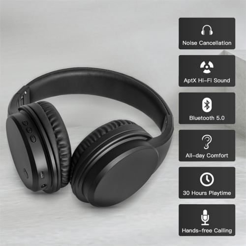 Auriculares Bluetooth auriculares estereo de graves de alta fidelidad ajustables