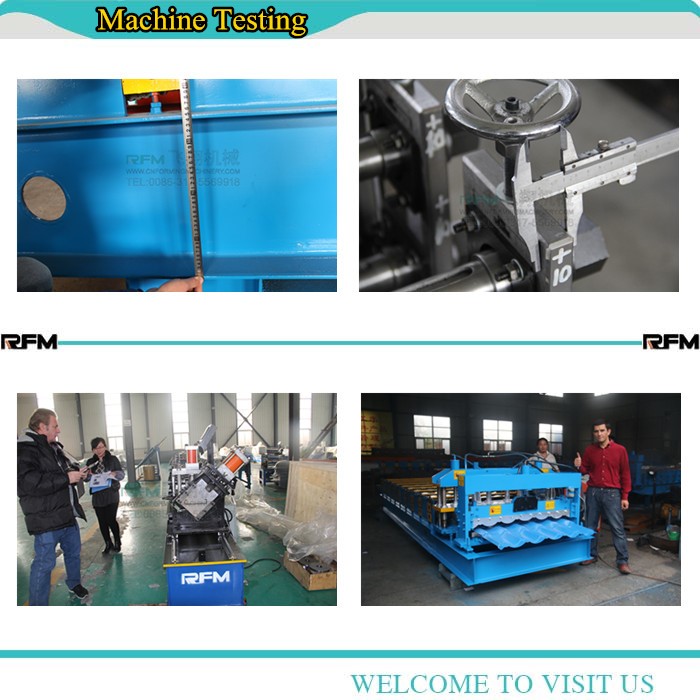 FX steel roofing glazed plate making machine