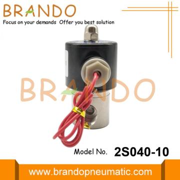 2S040-10 Válvulas solenoides de acero inoxidable de 3/8 &#39;&#39; para agua