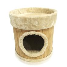 Cozy Warm Plush Pet Cat House for Rest and Play