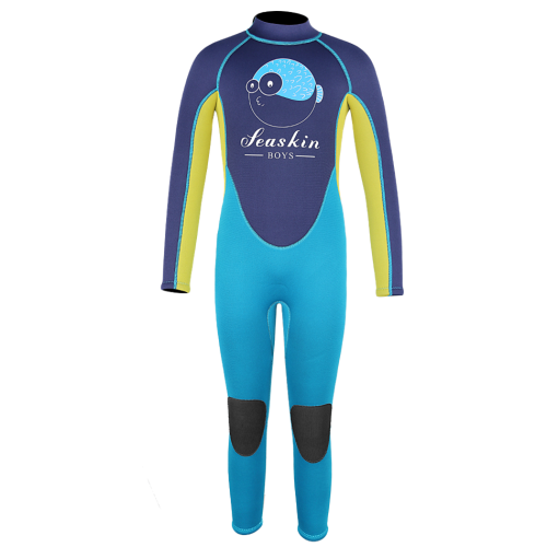 Seaskin Back Zip One Piece Boy's Surf Wetsuit