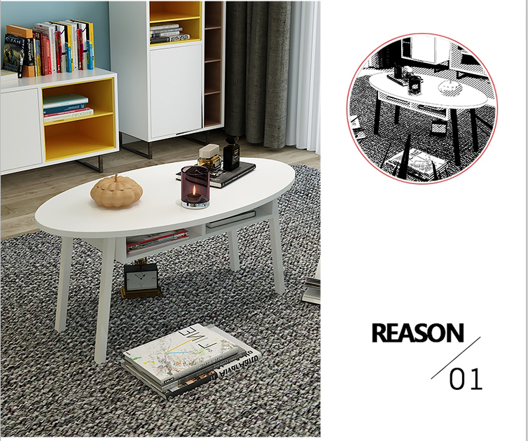 Massage Folding Dining Coffee Table