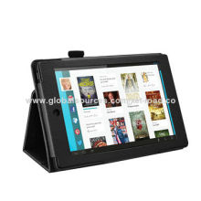 PU Leather Flip Cases for Tablet KOBO 7HD, OEM Orders Welcomed
