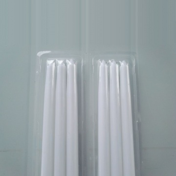 Gravelights non drip white taper candles