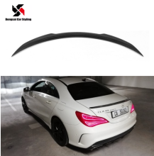 X Carman Style Dry Carbon Spoiler Winglet Splitter for Mercedes Benz A Class CLA45 W117 2013-2016