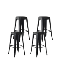 Industrial Style Bistro Iron Bar Stool for Restaurant or Home Bar