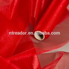 shiney organza fabric roll