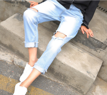 2020 autumn new jeans women's tights women's jeans