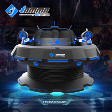 Virtual Reality 9D VR Driving Car Simulator Profitable 9d 5-seater vr spaceship UFO simulator equipment