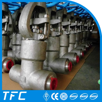 high temperature rising stem butt welded gate valve