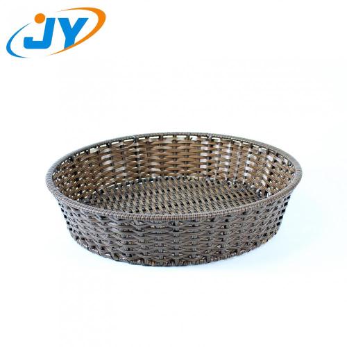 Handweaved Food Safety Supermarket Plastic Fruit Basket